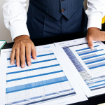 A focused professional, gender-neutral, in modest business casual attire, meticulously organizing financial documents and charts on a clean, modern desk. The scene emphasizes careful planning for homeownership, with a laptop displaying a budget spreadsheet and a calculator nearby. The background is a bright, organized home office, hinting at a secure future. safe for work, appropriate content, fully clothed, professional, perfect anatomy, correct proportions, natural pose, well-formed hands, proper finger count, natural body proportions, high-quality, professional photography.