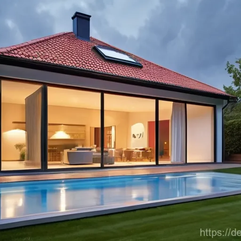 주택 구매 시 필수 보험 종류 - **"The Invisible Shield of a Protected Home"**
A modern, well-maintained single-family German ho...